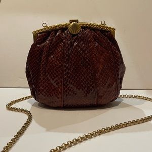 Morris Moskowitz Snakeskin Purse